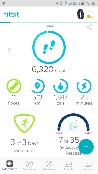 fitbit connect dashboard