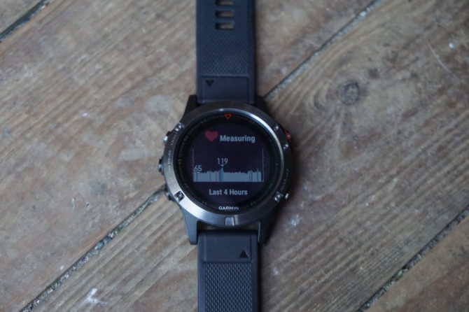 Garmin Fenix 5 24×7 Heart Rate Data