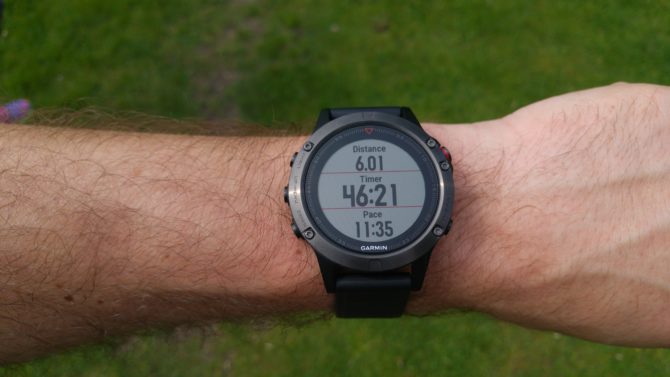 Fenix 5 Running Test