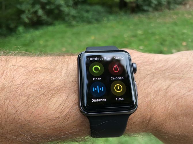 Apple Watch 3: Setting training goals