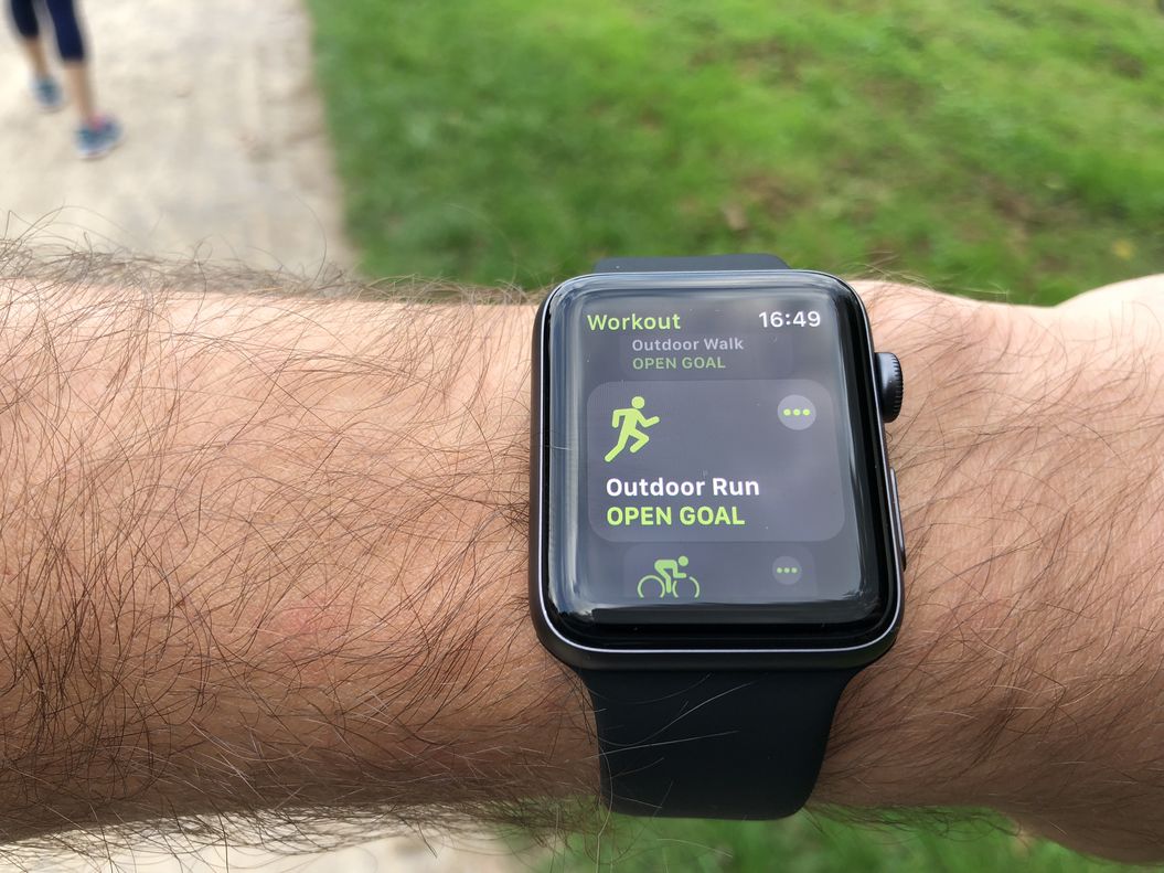 apple watch gps running