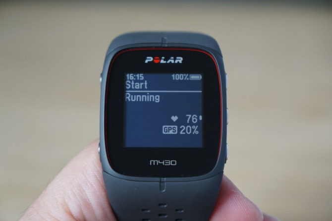 Review Polar M430: Running