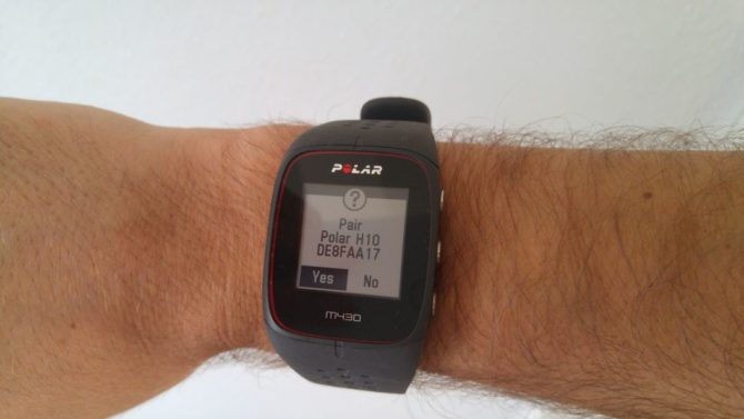 Polar M430 with H10-Chest Strap