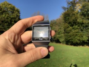 Fitbit Ionic - Direct sunlight