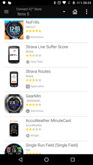 Garmin Connect App