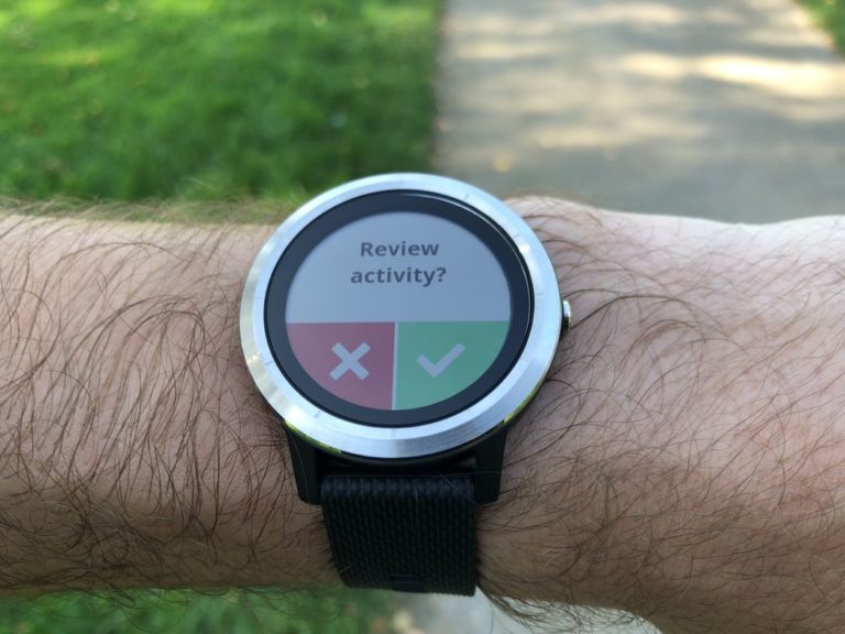 training effect vivoactive 3
