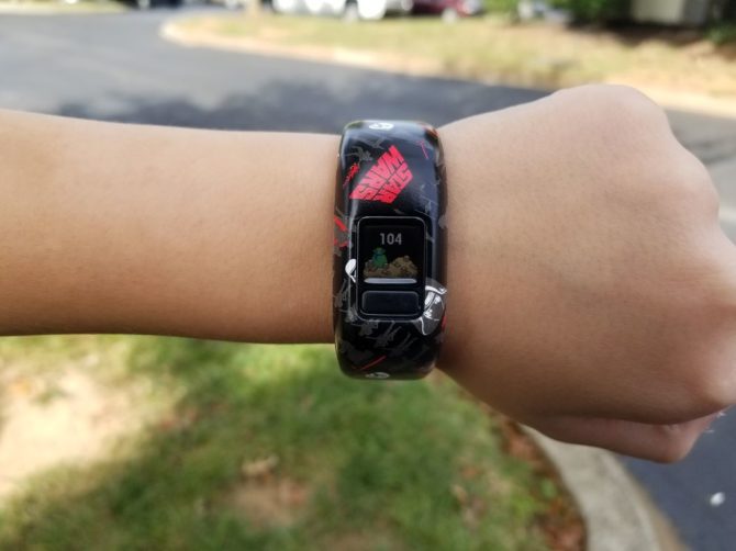 Garmin Vivofit Jr. 2 coins earned