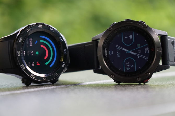 Huawei Watch 2 vs. Fenix 5