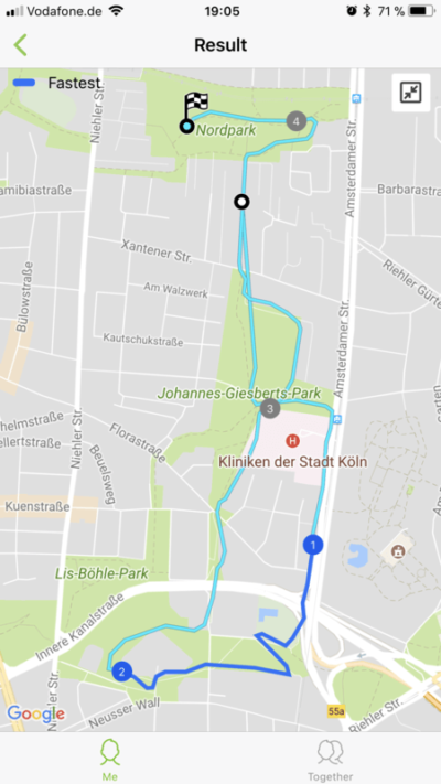 gear fit 2 pro maps