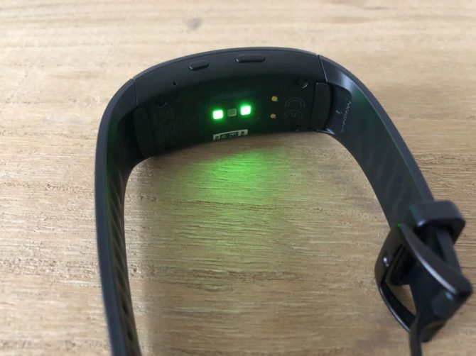 Samsung Gear Fit2 Pro Test: Pulse Sensor