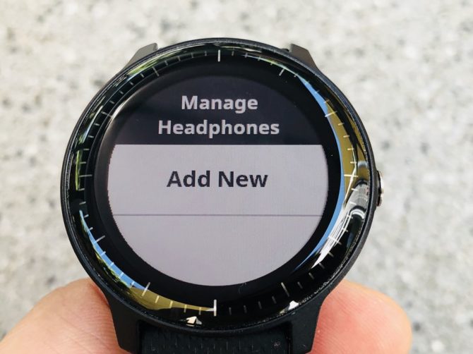 pairing garmin vivoactive