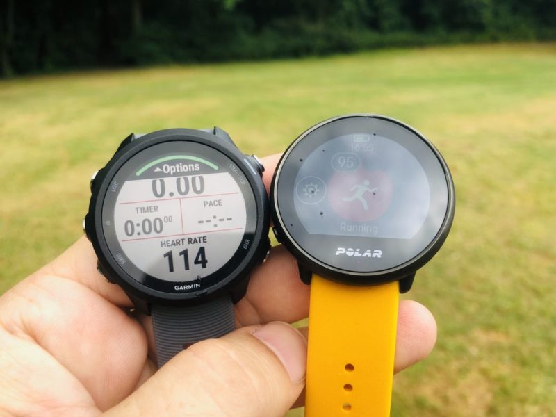 Polar ignite vs garmin forerunner 45 sale