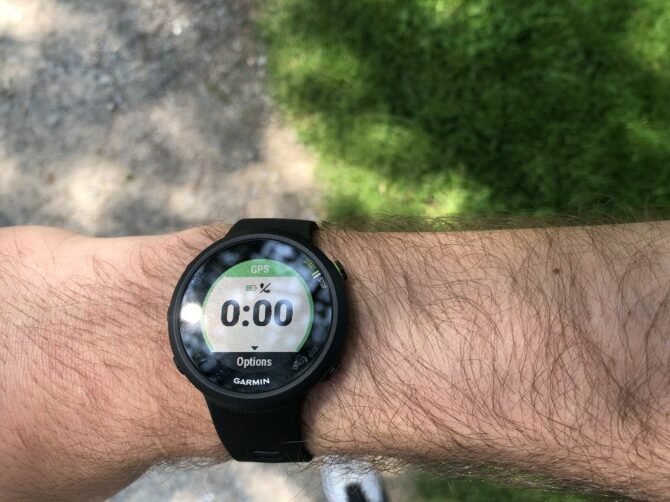 interval training garmin forerunner 45